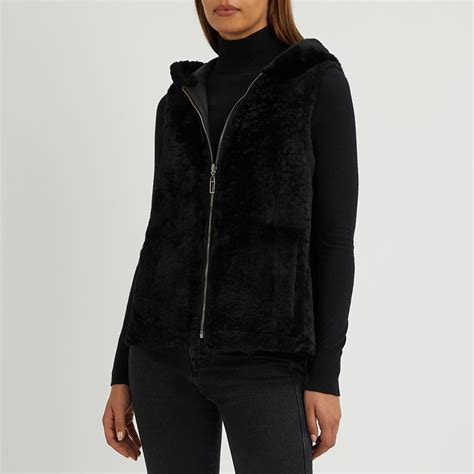 Reversible Shearling Gilet 